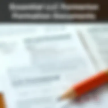 Illustration of LLC formation documents