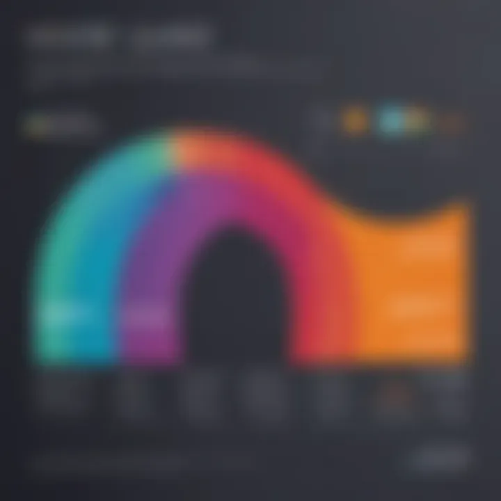 Graph comparing rewards programs of leading credit card companies.