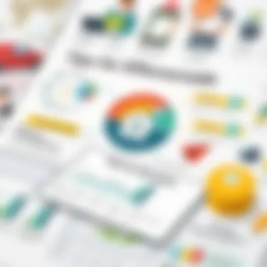 Infographic showcasing tips for credit management