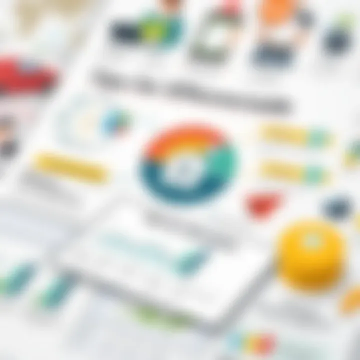 Infographic showcasing tips for credit management