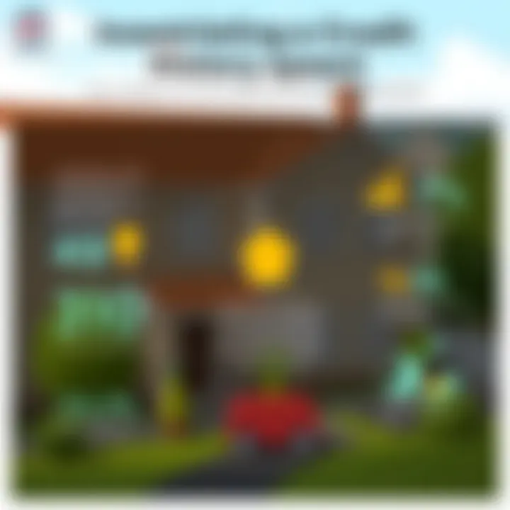 Illustrative representation of credit history evaluation