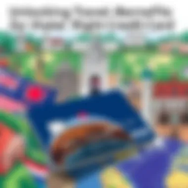 Unlocking Travel Benefits with the Right Credit Card Credit cards displayed with international landmarks in the background