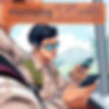 Maximizing Rewards for Global Adventures A traveler checking their card rewards on a mobile app