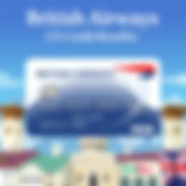 Card design showcasing British Airways branding