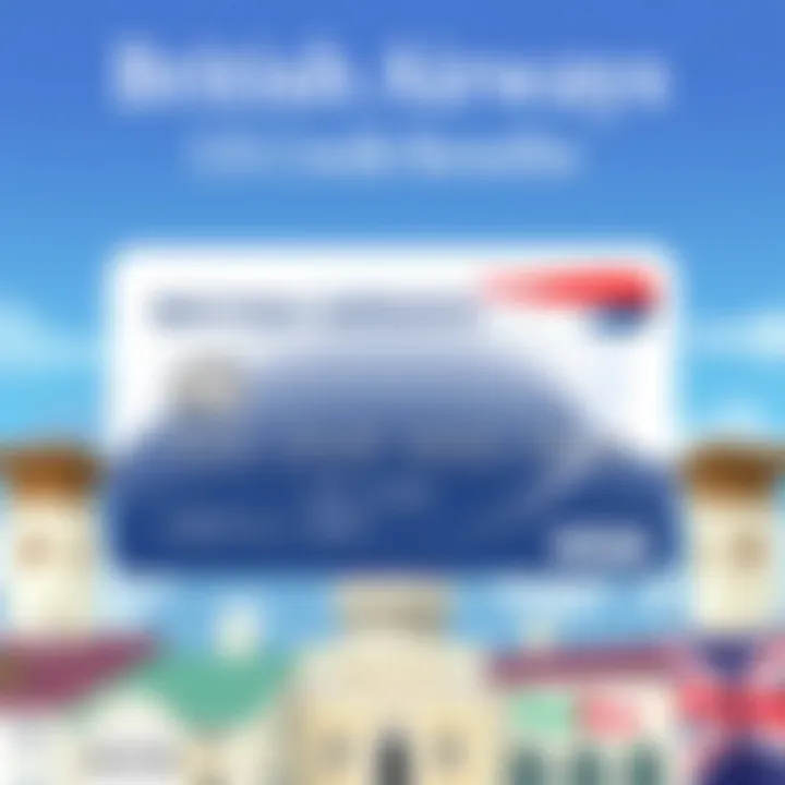 Card design showcasing British Airways branding