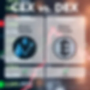 CEX vs DEX Comparison Comparison chart of CEX and DEX