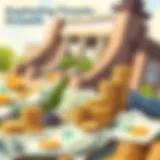 Illustration representing financial growth through investment