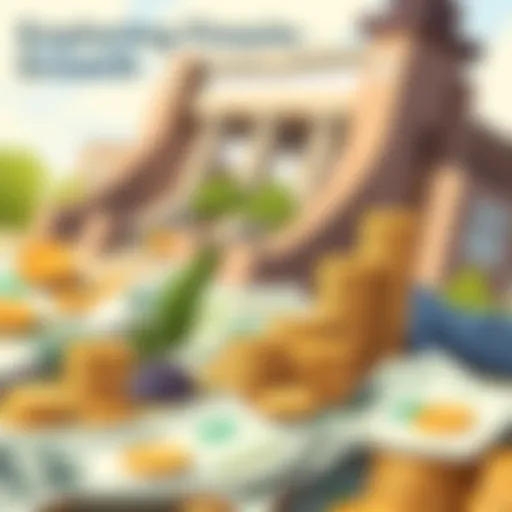 Illustration representing financial growth through investment