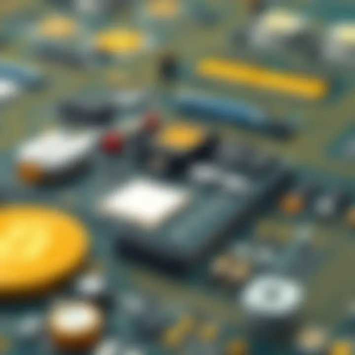 Illustrative layout of a custom hardware wallet prototype