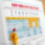 Debt Repayment Milestones A calendar highlighting debt repayment milestones