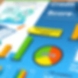 Visual representation of debt management plans and credit scores