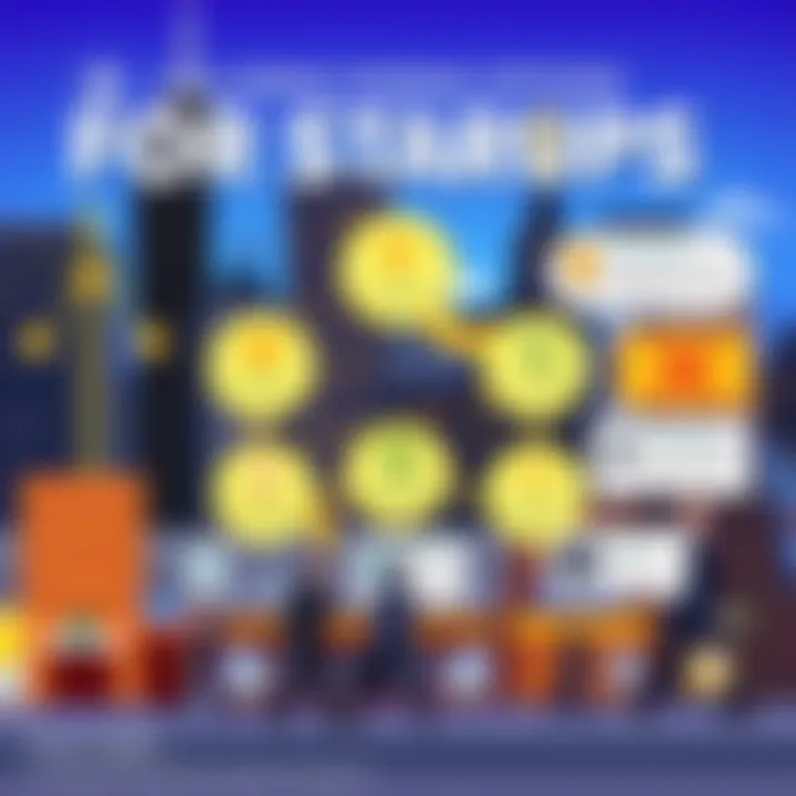 Illustration of various financing options for startups