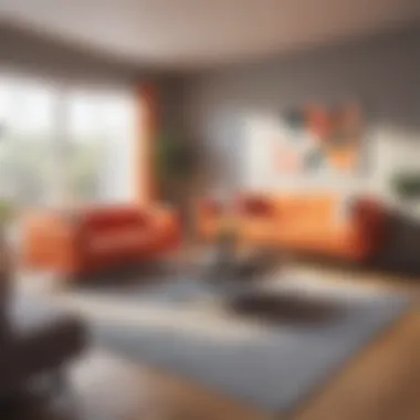 Interior Design Impact on Valuation Interior shot of a stylish and modern living room