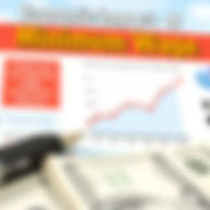 Economic Impact of Minimum Wage Graph depicting the economic impact of minimum wage on employment rates