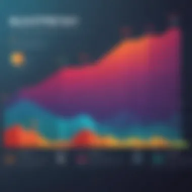 A graph illustrating market trends in rental properties.