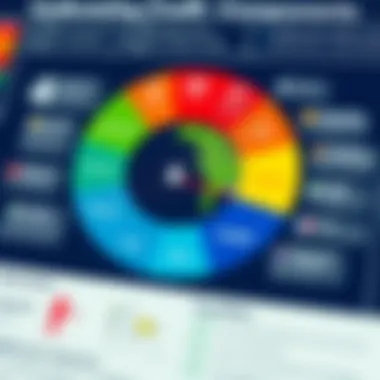 Visual representation of credit score components