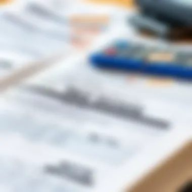 An overview of an open tax guide with notes