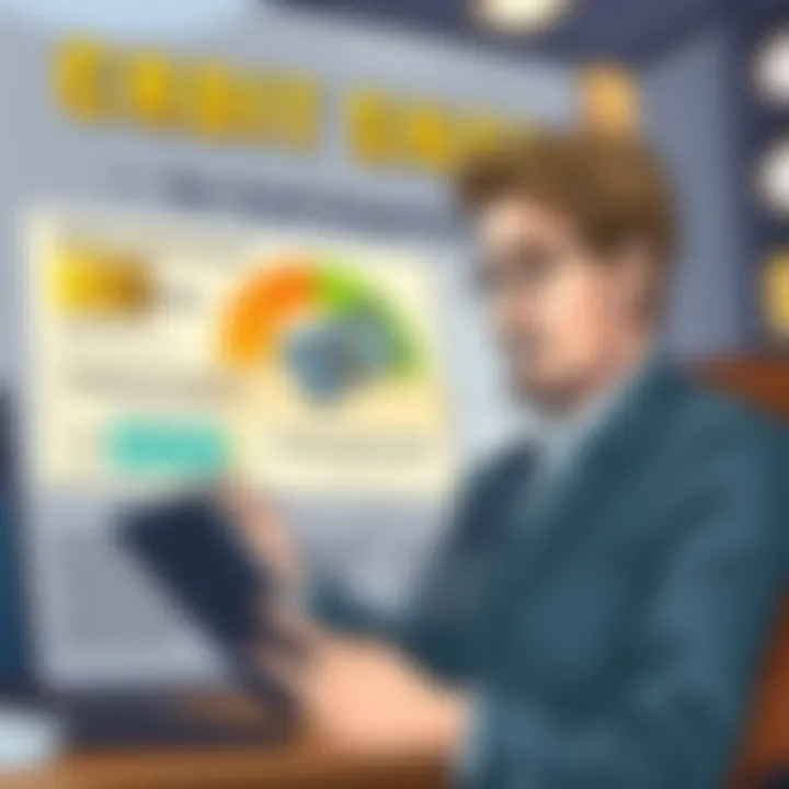 Credit Score Analysis for Card Acquisition A financial expert analyzing credit scores