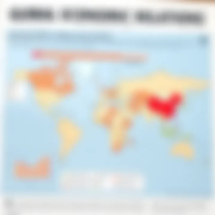 Global Economic Relations: A Biden Perspective Global relations map showcasing economic partnerships