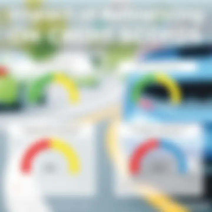 Impact of Refinancing on Credit Scores Visual representation of credit score impacts due to refinancing