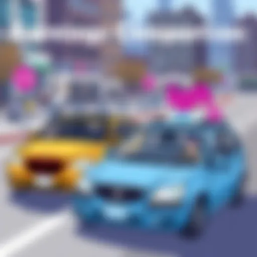 Visual representation of earnings comparison between Uber and Lyft