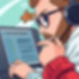 User reviewing tax software features