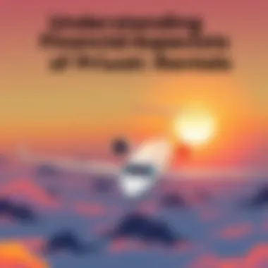 A private jet in flight against a beautiful sunset background