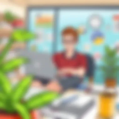 Freelancing as a Lucrative Side Hustle Freelancer working on a laptop