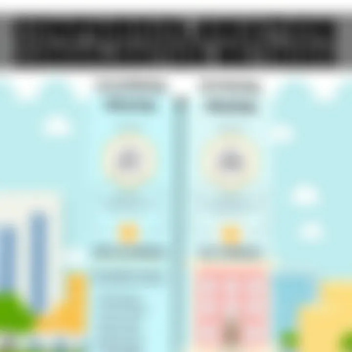 Infographic comparing different debt consolidation methods