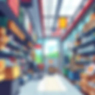 E-commerce: A Gateway to Global Markets E-commerce store showcasing a variety of products online