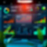 Financial Dashboard Overview A sophisticated dashboard showcasing financial graphs and analytics