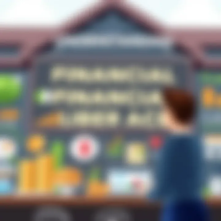 An educational infographic illustrating financial literacy