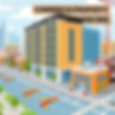 Commercial property financial infographic