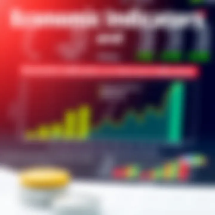 Economic Indicators and Interest Rates Graph illustrating economic indicators influenced by interest rates