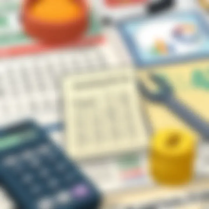 Calculator and financial tools for net pay