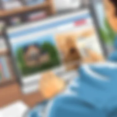 A computer screen displaying a property listing website focused on owner sales