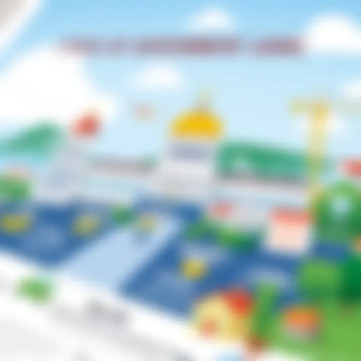 Types of Government Loans Visual representation of different types of government loans