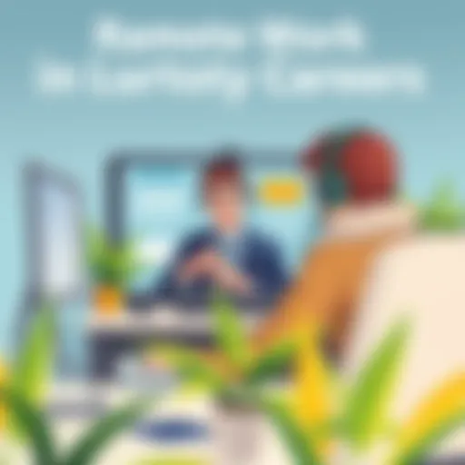 A professional engaged in a virtual meeting