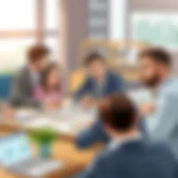 Strategic planning session for a real estate firm