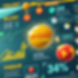 An abstract representation of options trading concepts