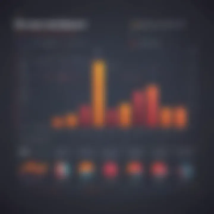 Graph showing investment growth over time