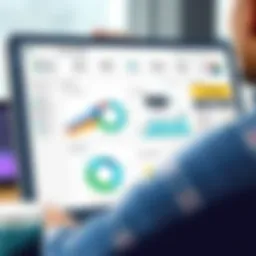 Interactive dashboard showcasing investment options