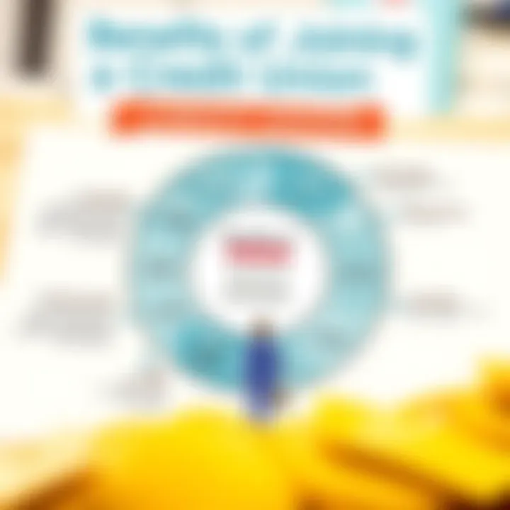Benefits of Joining a Credit Union Diagram illustrating benefits of credit union membership