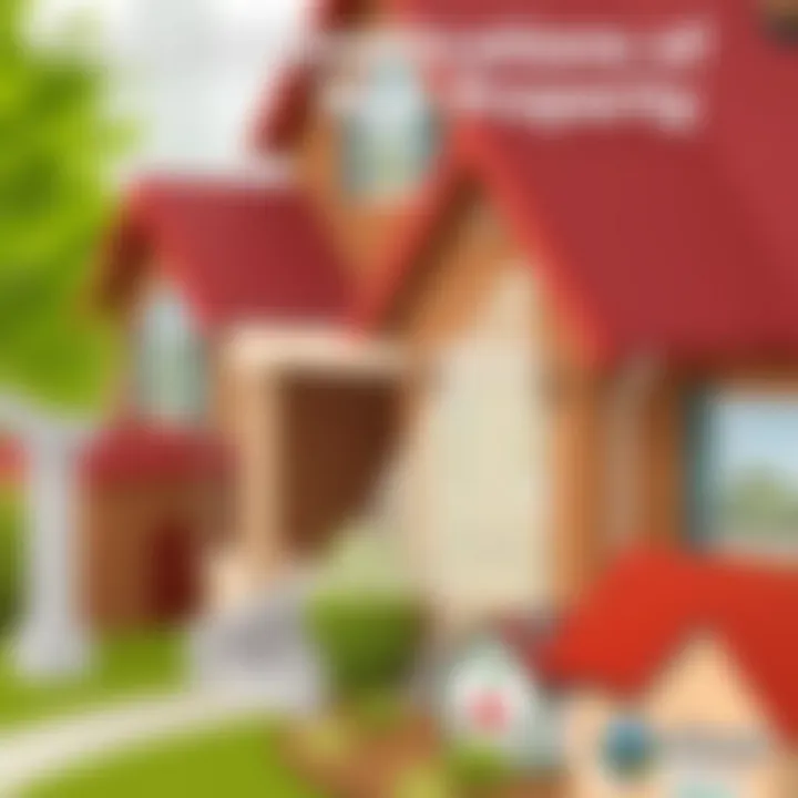 A financial graph illustrating potential gains and losses in home selling.