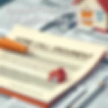 A close-up of legal documents essential for home selling.