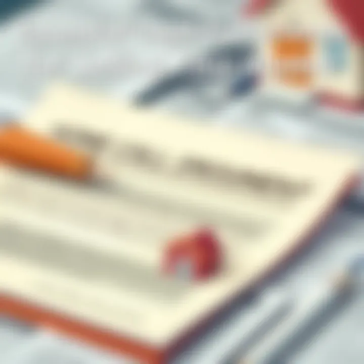 A close-up of legal documents essential for home selling.