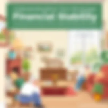 Financial Stability A cozy home setting representing financial stability