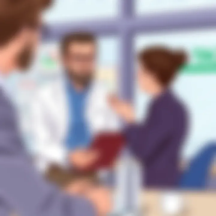 Individual discussing tax options with an advisor