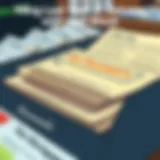 Tax documents organized for filing