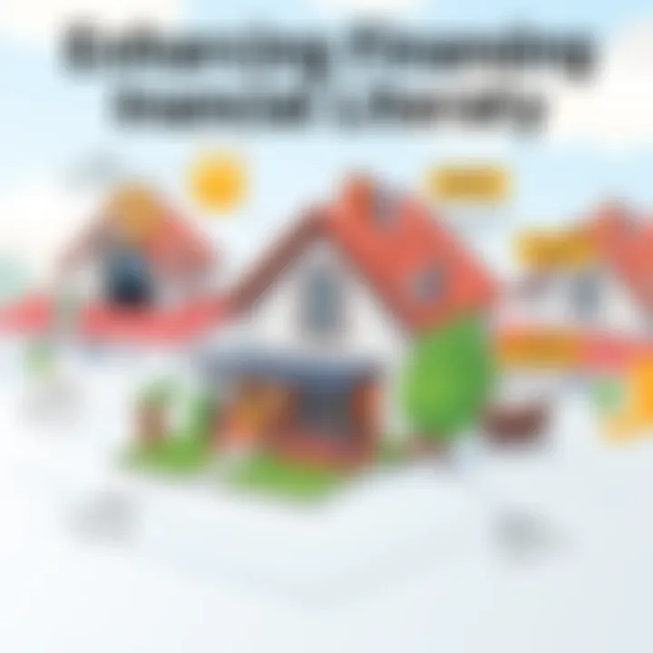 Conceptual image of financial literacy in mortgage decisions